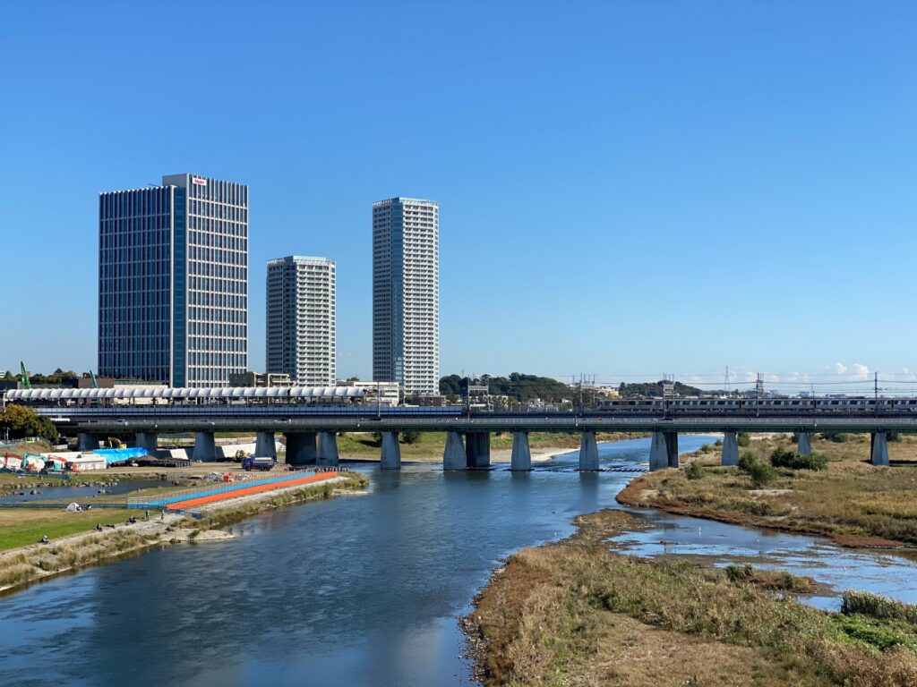 晴天の二子玉川