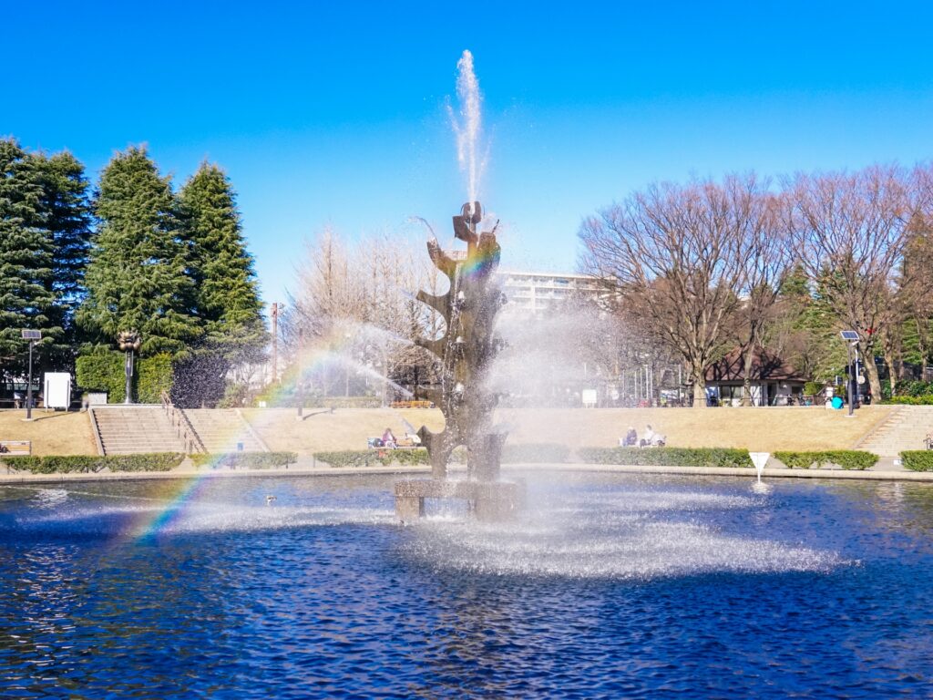 世田谷公園・噴水広場